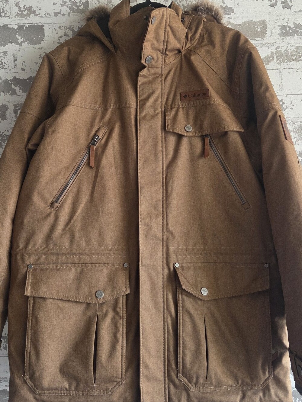 Columbia Men's Barlow Pass 550 TurboDown Parka - Size M - Waterproof & Insulated